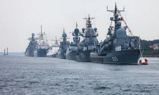 Loạt tàu chiến Nga xuất hiện ngoài khơi Gibraltar, hướng tới căn cứ Tartus ở Syria