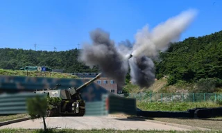 Hàn Quốc tập trận bắn đạn thật gần biên giới Triều Tiên