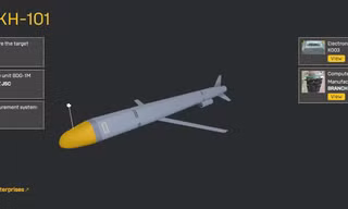 Ukraine 'mổ xẻ' tên lửa Kh-101 của Nga