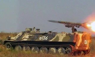 Nga kích hoạt tổ hợp tên lửa chống tăng tự hành Shturm-S trong chiến dịch quân sự ở Ukraine 