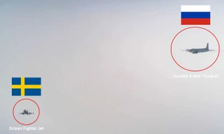 Thụy Điển lần đầu điều tiêm kích chặn máy bay quân sự Nga