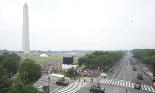 Toàn cảnh lễ duyệt binh quy mô lớn của Mỹ