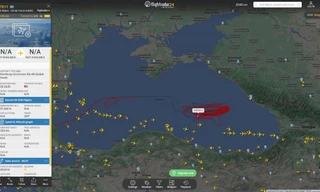 Máy bay trinh sát Mỹ tiếp tục xuất hiện ở Biển Đen