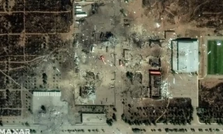 Ảnh vệ tinh tiết lộ thiệt hại tại cơ sở tên lửa của Iran
