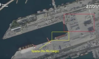 Ảnh vệ tinh tiết lộ việc Nga di dời hàng loạt thiết bị quân sự khỏi Syria