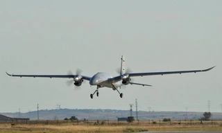 Máy bay không người lái Akinci của Thổ Nhĩ Kỳ xuất hiện trên bầu trời Syria