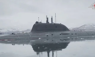 Tàu ngầm hạt nhân Nga tấn công chính xác mục tiêu ở khoảng cách 1.100 km
