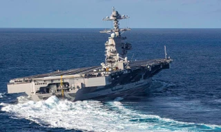 Uy lực siêu tàu sân bay Gerald R. Ford lần đầu được Mỹ đưa vào thực thi nhiệm vụ