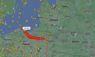 Lộ trình bất thường máy bay trinh sát Mỹ ở Biển Đen