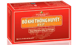Bổ khí thông huyết BVP đạt danh hiệu Ngôi sao thuốc Việt 2014