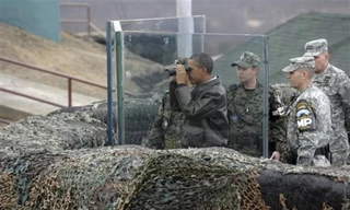 Ông Obama thăm biên giới Triều Tiên-Hàn Quốc