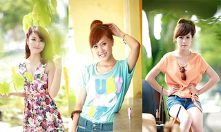 Thí sinh Facelook khoe sắc ngày thu