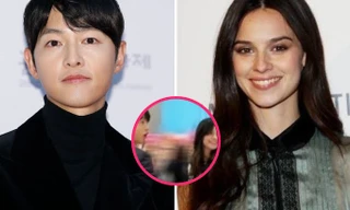 Hình ảnh Song Joong Ki và vợ tham dự một đám cưới ở Seoul đang được lan truyền mạnh trong cộng đồng mạng