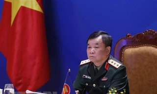 Thượng tướng Hoàng Xuân Chiến, Thứ trưởng Bộ Quốc phòng. (Ảnh: Dương Giang/TTXVN) 