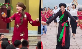 Hòa Minzy mang "Bắc Bling" về trường học, bị dàn đồng ca nhí "cướp mic"