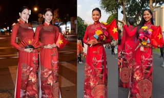 Hoa hậu Thanh Thủy, Tiểu Vy, H'Hen Niê tự hào khi tham gia đoàn diễu hành