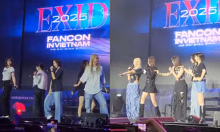 V-LEGGO "khui sít rịt" các nàng dâu Việt, EXID đội nón lá nhảy "See Tình"