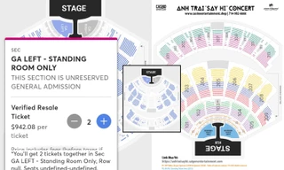 Concert Anh Trai "Say Hi" Las Vegas "cháy" nhiều hạng vé, vé bán lại cao gấp 3 lần