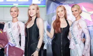 Miss Universe 2024 mặc áo bà ba đến Việt Nam, đọ sắc cùng Hoa hậu Kỳ Duyên