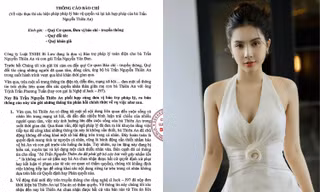 Sau thông báo khởi kiện từ phía Jack - J97, diễn viên Thiên An chính thức lên tiếng