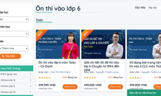 Trung tâm quảng cáo ôn thi vào lớp 6 tại Hà Nội