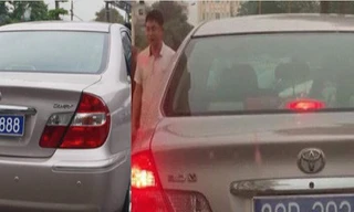 Xe biển xanh của Chủ tịch HĐND tỉnh Ninh Bình