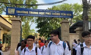 Thí sinh dự thi THPT quốc gia. Ảnh: Đỗ Hợp