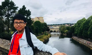 Huy chương Bạc Olympic Toán quốc tế Vũ Đức Vinh. Ảnh: NVCC