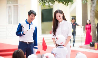 Lương Thùy Linh trở thành Đại sứ chiến dịch 'Đội mũ cho con trọn tình cha mẹ'