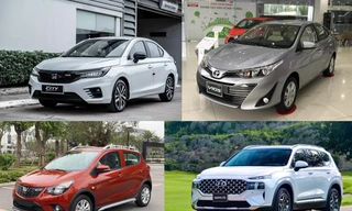 10 mẫu xe bán chạy nhất tháng 6 tại Việt Nam