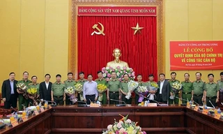 Đảng ủy Công an TW công bố quyết định Bộ Chính trị về công tác cán bộ