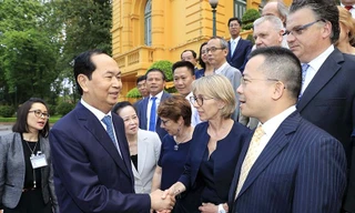 Chủ tịch nước Trần Đại Quang gặp mặt thân mật các nhà khoa học