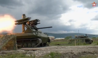 Nga tính tung biệt đội robot chống IS ở Syria