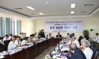 Thường trực Chính phủ kết luận việc xét công nhận chức danh GS, PGS