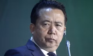 cựu chủ tịch Interpol Mạnh Hoành Vĩ. Ảnh: AFP