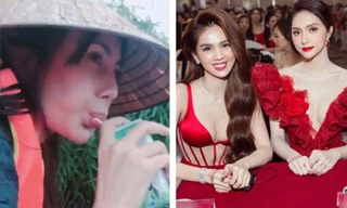 Thủy Tiên nhịn đói đi cứu trợ bà con miền Trung; Ngọc Trinh, Hương Giang đọ sắc 