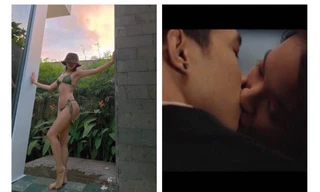 Tóc Tiên mặc bikini khoe đường cong “bỏng mắt”; Châu Bùi hôn say đắm Anh Tú?