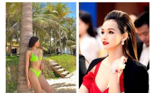 Thùy Anh thả dáng với bikini xanh neon bắt mắt; Lã Thanh Huyền ngày càng nóng bỏng