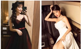 Hoà Minzy diện váy đỏ đen huyền bí; Chi Pu thăng hạng nhan sắc nhờ cách phối đồ sang chảnh