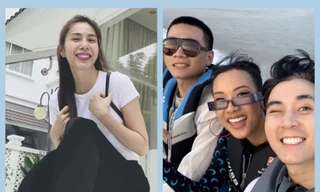 Thuỷ Tiên gửi lời cảm ơn tới những người ủng hộ; Bộ ba HLV Rap Việt đi thư giãn