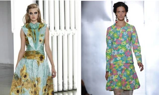 Sự bùng nổ họa tiết hoa 'cỡ bự'