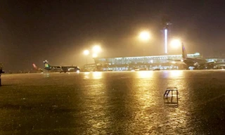 Lộ nguyên nhân khiến sân bay quốc tế Tân Sơn Nhất dễ bị ngập