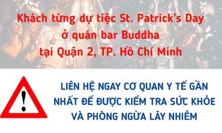 Thông báo khẩn tìm khách dự tiệc St. Patrick’s Day tại quán bar ở Thảo Điền