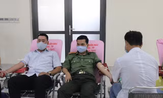 Chiến sĩ Công an TPHCM tham gia, hưởng ứng Ngày “Toàn dân hiến máu tình nguyện”