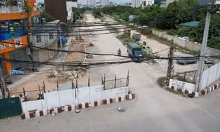 Quận Hoàng Mai đề xuất giao nhà đầu tư tiếp tục thi công Vành đai 2,5 chậm 10 năm