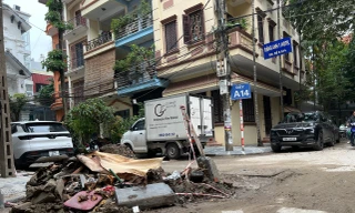 'Đại công trường' cải tạo khu đô thị Đầm Trấu ngổn ngang gần nửa năm