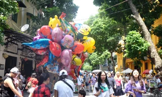 Các khu vui chơi ngoài trời Hà Nội chật ních người lễ Quốc Khánh