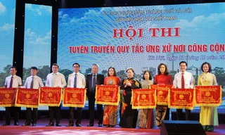 Hà Nội trao thưởng Hội thi tuyên truyền ứng xử nơi công cộng