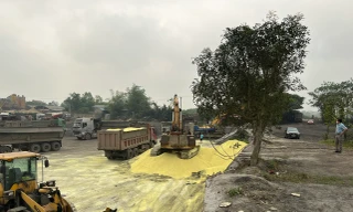 Dẹp bỏ bãi lưu huỳnh lộ thiên ở Hà Nội