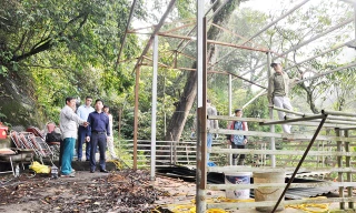 Tháo dỡ 24 công trình trái phép tại thác Bạc Tam Đảo